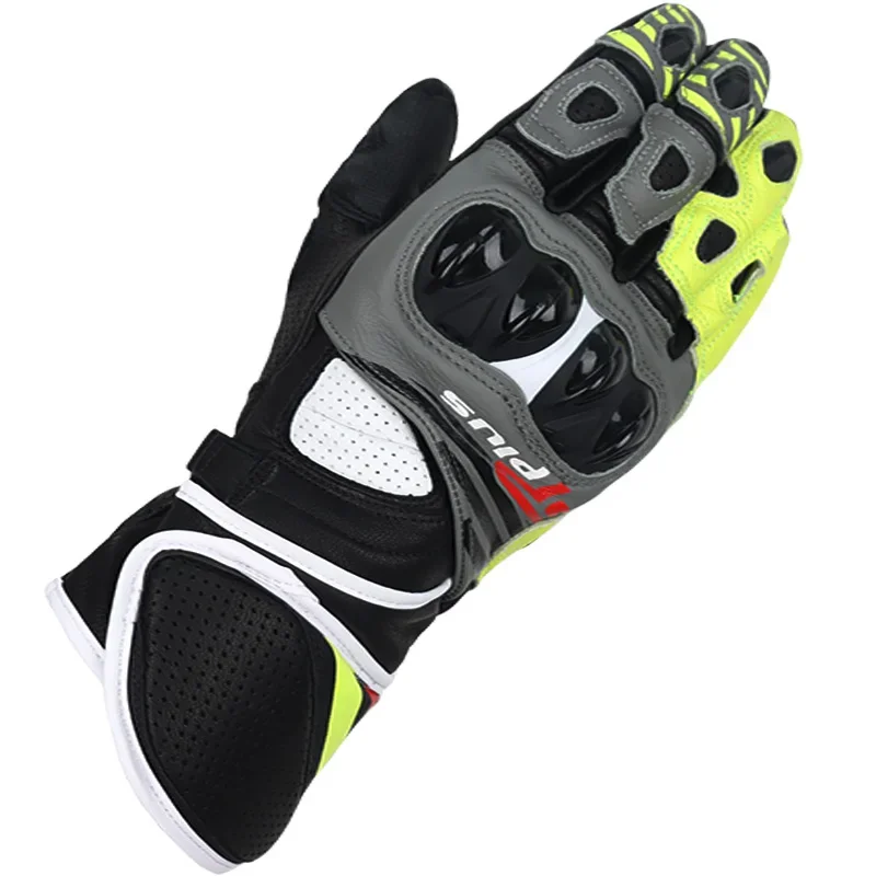 Luvas longas de couro para mot - Motorcycle Gloves Leather Knuckle avaliação e preço