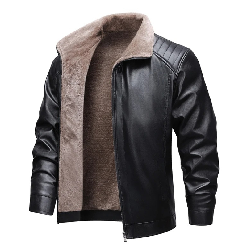 Jaqueta Masculina de Couro Sin - Leather Motorcycle Jacket Biker avaliação e preço