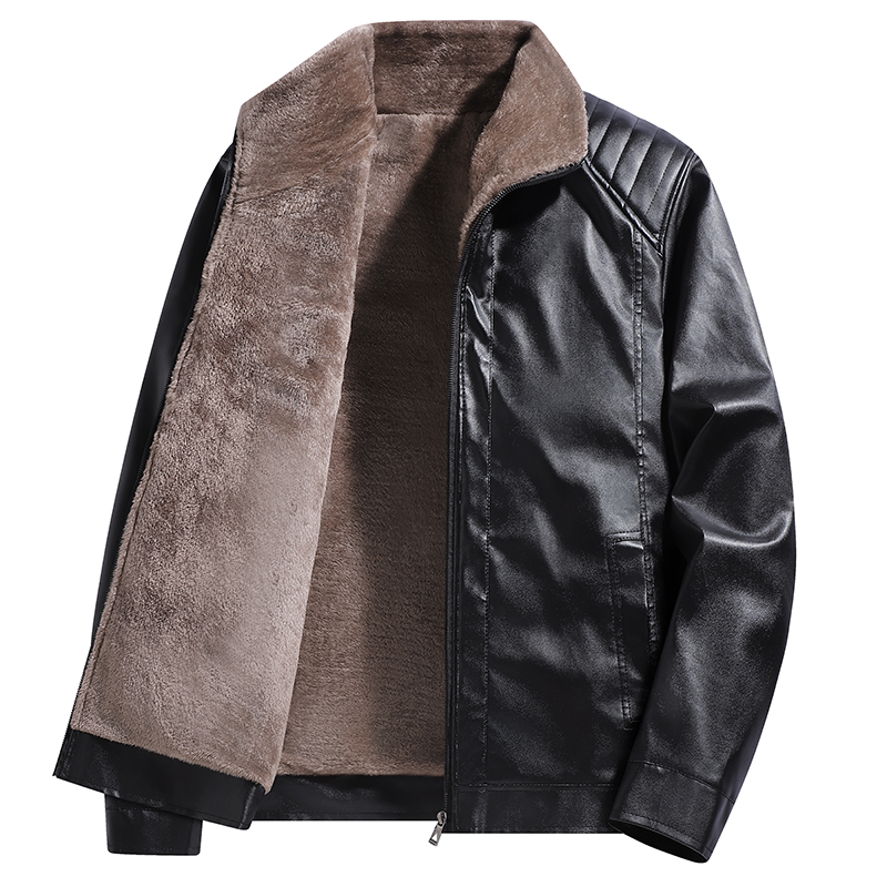 Jaqueta Masculina de Couro Sin - Leather Motorcycle Jacket Biker avaliação e preço