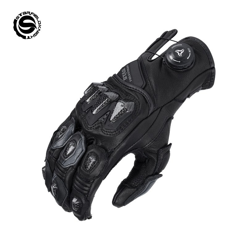 Luvas de Motocicleta STAR FIEL - Motorcycle Gloves Leather Knuckle avaliação e preço