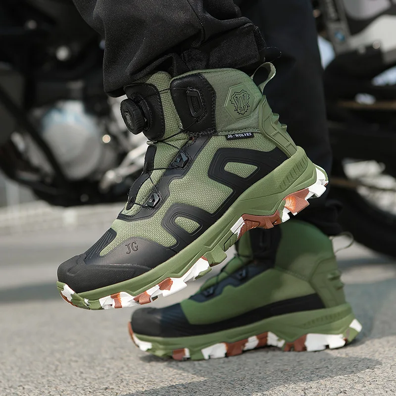 Botas de motocross resistentes - Motorcycle Boots Waterproof Riding avaliação e preço