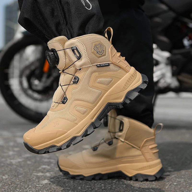 Botas de motocross resistentes - Motorcycle Boots Waterproof Riding avaliação e preço