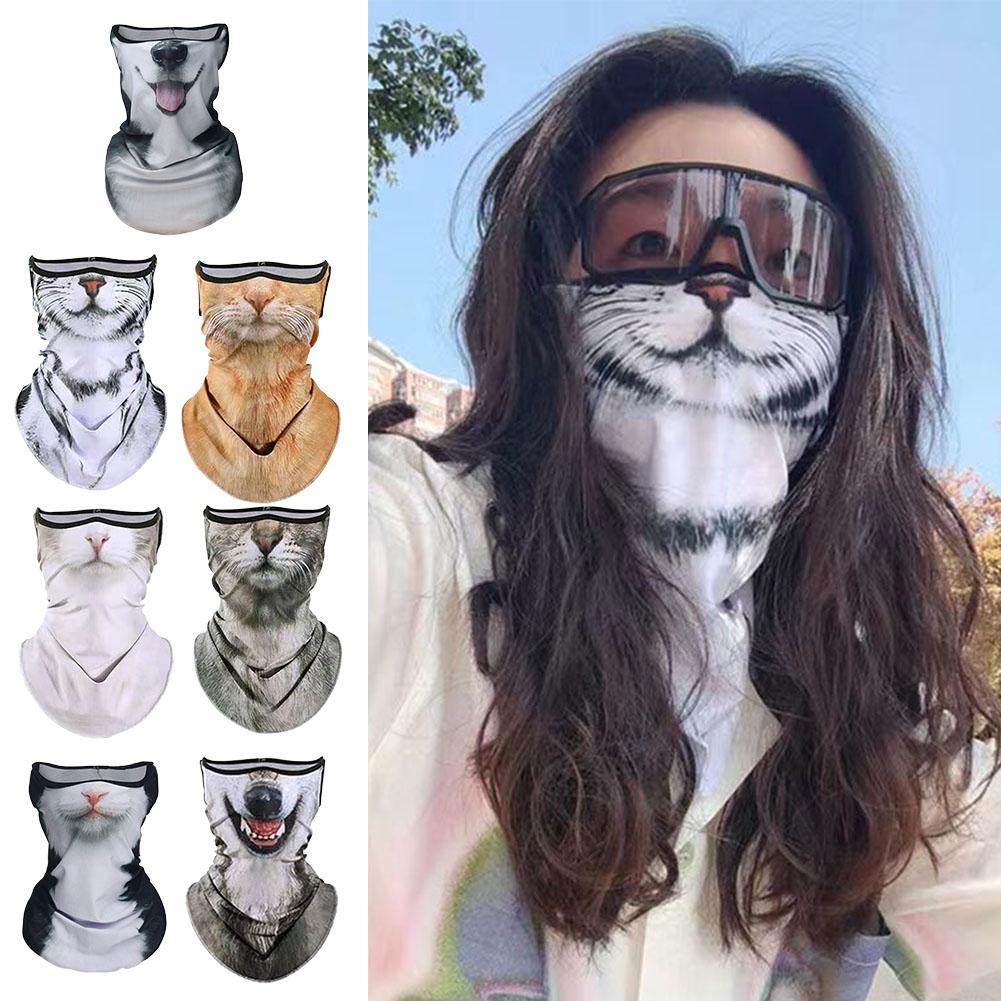 3d bonito animal balaclava mot - Motorcycle Neck Gaiter Balaclava avaliação e preço