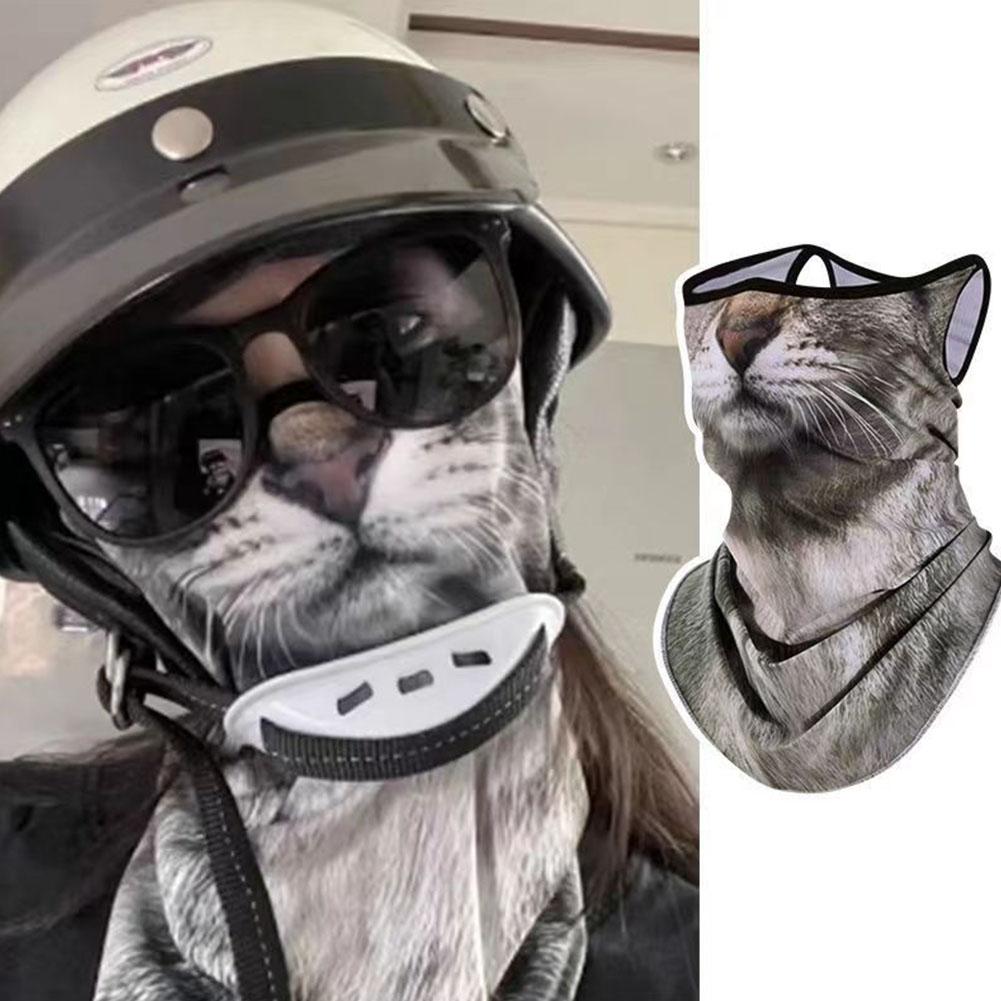 3d bonito animal balaclava mot - Motorcycle Neck Gaiter Balaclava avaliação e preço