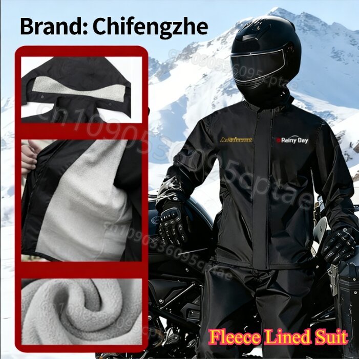 Conjunto de Chuva Impermeável  - Motorcycle Riding Jacket Waterproof avaliação e preço