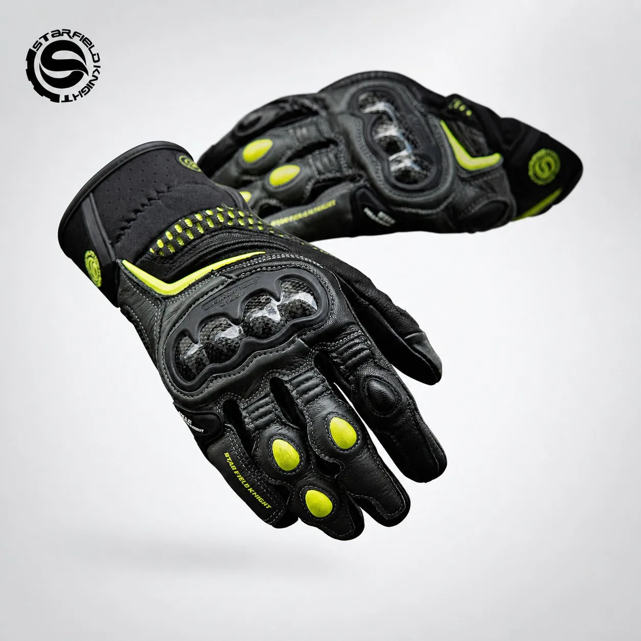 Luvas de Motociclismo STAR KNI - Motorcycle Gloves Leather Knuckle avaliação e preço