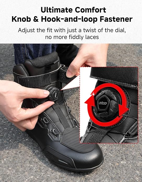 Botas de Motocicleta Impermeáv - Motorcycle Boots Waterproof Riding avaliação e preço