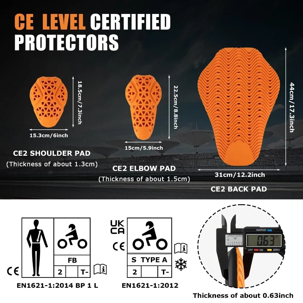 Armadura de motocicleta com ce - Motorcycle Back Protector Ce Level 2 avaliação e preço