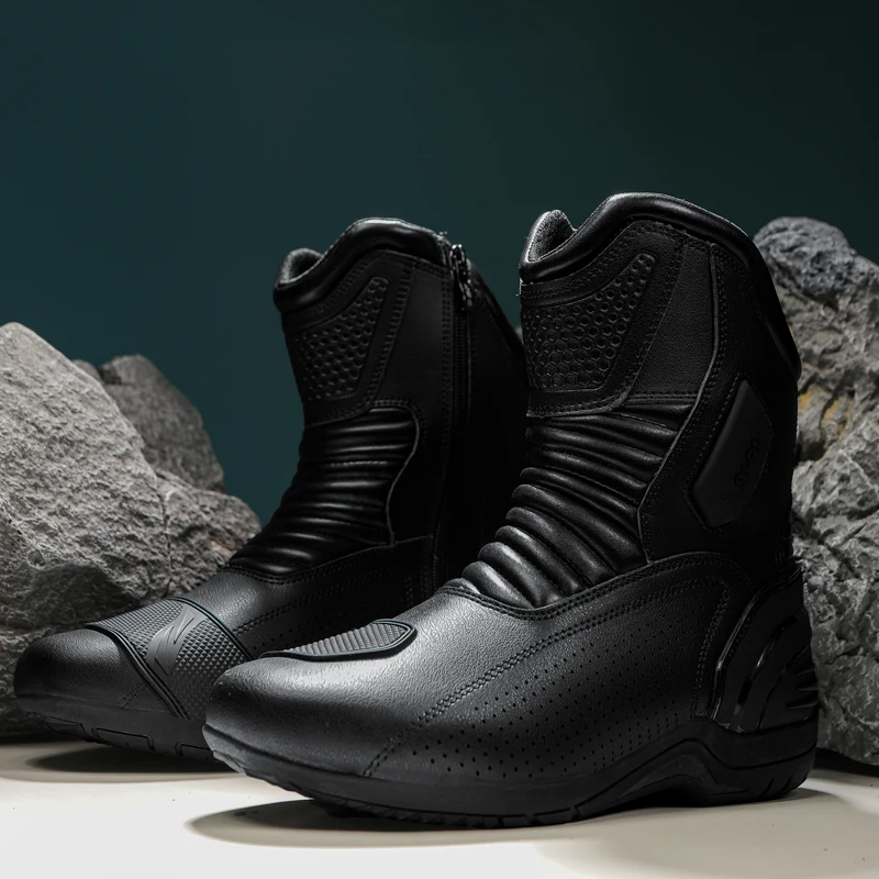 Botas de Motocicleta Equipamen - Motorcycle Boots Waterproof Riding avaliação e preço