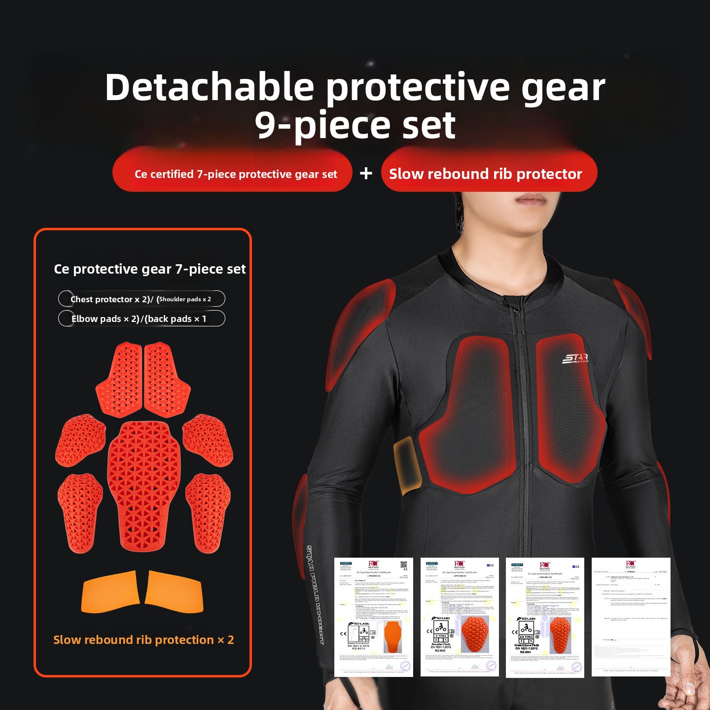 Jaqueta de motociclista STAR F - Motorcycle Mesh Jacket Summer Breathable avaliação e preço