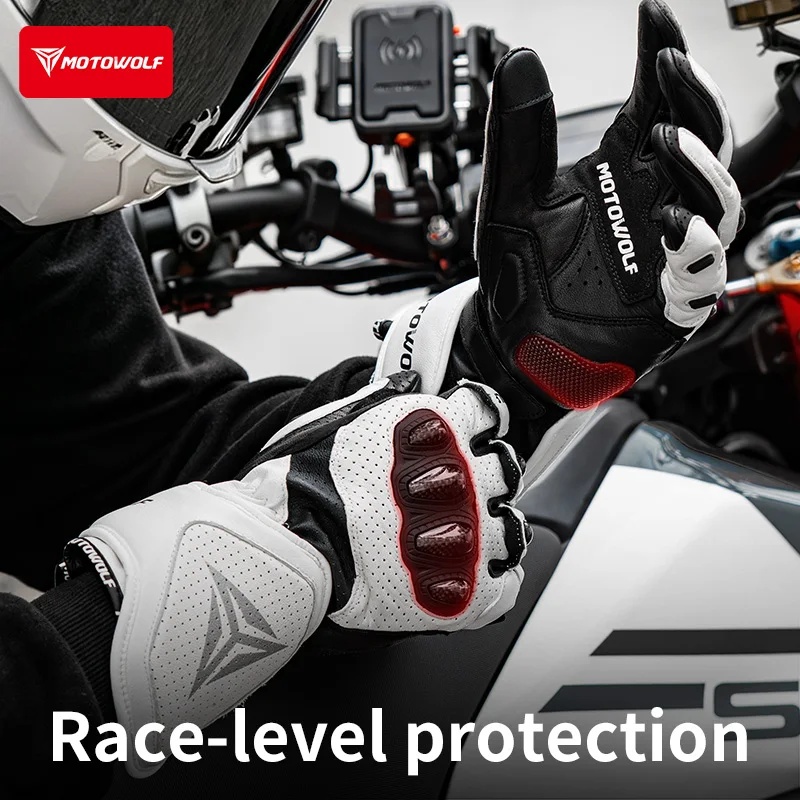 Luvas de Motocicleta MOTOWOLF, - Motorcycle Gloves Leather Knuckle avaliação e preço