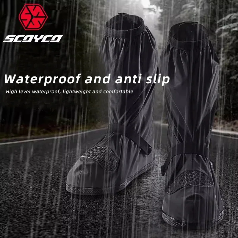 Scoyco motocicleta tubo alto b - Motorcycle Boots Waterproof Riding avaliação e preço